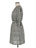 Indulge 100% Polyester Chevron-herringbone Black Casual Dress Size M - photo 5