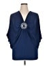 Boston Proper Blue 3/4 Sleeve Top Size XL - photo 1