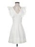 French Connection Solid White Cocktail Dress Size 0 - photo 1