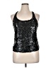 Spiegel 100% Polyester Black Sleeveless Top Size XL - photo 1