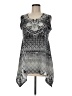 Style&Co 100% Polyester Graphic Gray Sleeveless Top Size M - photo 1