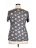 Apt. 9 Stars Gray Short Sleeve T-Shirt Size XXL - photo 2