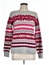 Ann Taylor LOFT Print Pink Pullover Sweater Size L - photo 1