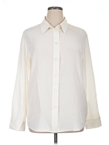 Wilfred Long Sleeve Silk Top (view 1)