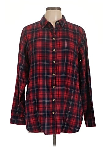 Jachs Girlfriend Long Sleeve Button-Down Shirt (view 1)