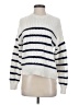 LC Lauren Conrad 100% Polyester Stripes White Pullover Sweater Size XS - photo 1