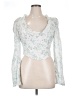 Free People Blue Long Sleeve Blouse Size XL - photo 1