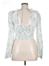 Free People Blue Long Sleeve Blouse Size XL - photo 2