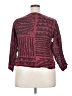 Leon Max Burgundy Long Sleeve Blouse Size XXL (estimated) - photo 2