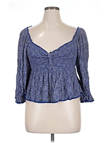 Free People 3/4 Sleeve Blouse (view 1)