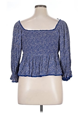 Free People 3/4 Sleeve Blouse (view 2)