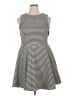 ASOS Stripes Gray Casual Dress Size 14 - photo 1