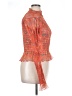 Free People 100% Polyamide Orange Long Sleeve Blouse Size XL - photo 4