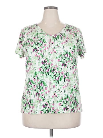 St. John's Bay Short Sleeve Blouse (view 1)