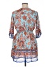 En Focus Studio Paisley Blue Casual Dress Size 14 Petite - photo 2