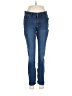 Curve Appeal Solid Blue Jeans Size 6 - photo 1