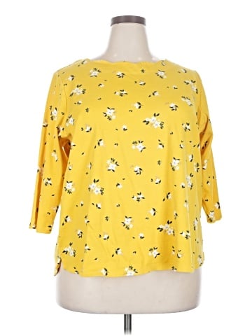 Croft & Barrow 3/4 Sleeve Blouse (view 1)