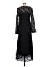Topshop 100% Polyester Black Cocktail Dress Size 8 - photo 2