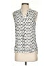 Bella Dahl 100% Rayon Polka Dots Ivory White Sleeveless Blouse Size S - photo 1