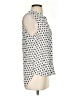 Bella Dahl 100% Rayon Polka Dots Ivory White Sleeveless Blouse Size S - photo 4