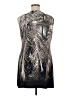 Style&Co Graphic Tropical Silver Cocktail Dress Size XL - photo 2