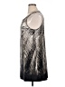 Style&Co Graphic Tropical Silver Cocktail Dress Size XL - photo 5