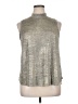 Anthropologie Metallic Silver Sleeveless Blouse Size XL - photo 1