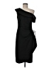Xscape Solid Black Cocktail Dress Size 8 - photo 1