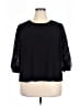CeCe Black 3/4 Sleeve T-Shirt Size 2X - photo 1