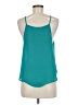 Lush 100% Polyester Teal Sleeveless Blouse Size M - photo 2