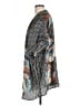Max Studio 100% Polyester Gray Kimono Size L - photo 5