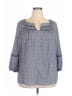 Brina & Em Gray 3/4 Sleeve Blouse Size 2X - photo 1