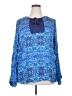Gloria Vanderbilt Blue Long Sleeve Blouse Size 2X - photo 1