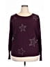 Spense Stars Burgundy Pullover Sweater Size 2X - photo 1