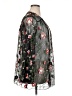 Cha Cha Vente 100% Cotton Gray Kimono Size 1X - photo 4