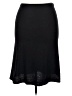 Eileen Fisher 100% Wool Solid Black Wool Skirt Size M - photo 1