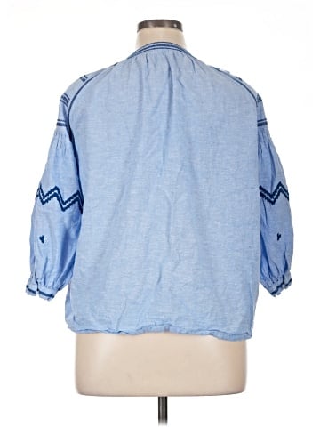Zara Basic 3/4 Sleeve Blouse (view 2)