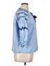 Zara Basic Blue 3/4 Sleeve Blouse Size XL - photo 4