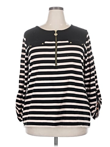 Anne Klein Sport 3/4 Sleeve Henley (view 1)