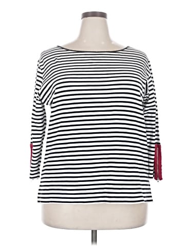 Joan Vass 3/4 Sleeve T-Shirt (view 1)