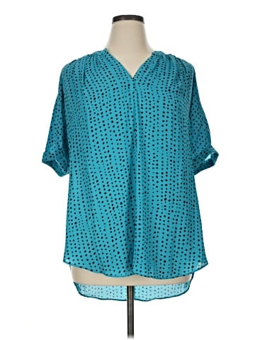 Worthington 3/4 Sleeve Blouse (view 1)
