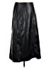 Max Studio 100% Polyurethane Black Faux Leather Skirt Size L - photo 1