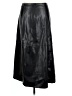 Max Studio 100% Polyurethane Black Faux Leather Skirt Size L - photo 2