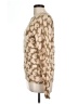 Equipment Animal Print Tan Pullover Sweater Size L - photo 5