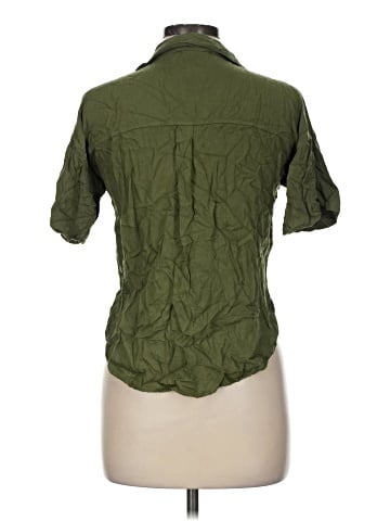Blush 3/4 Sleeve Button-Down Shirt (view 2)