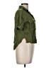 Blush 100% Rayon Green 3/4 Sleeve Button-Down Shirt Size M - photo 4
