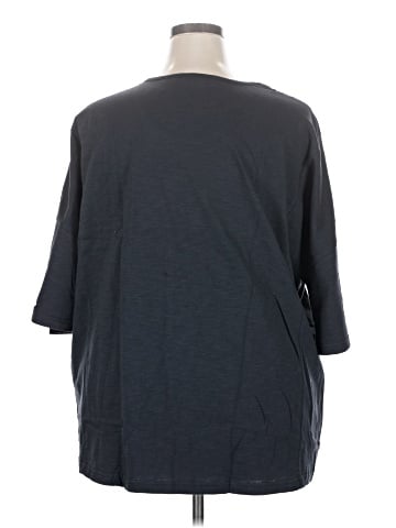 Roaman's 3/4 Sleeve T-Shirt (view 2)