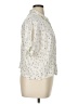 Böhme 100% Rayon Polka Dots Ivory Short Sleeve Blouse Size XL - photo 4