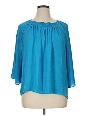 Dana Buchman Long Sleeve Blouse (view 1)
