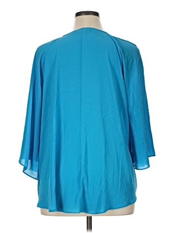 Dana Buchman Long Sleeve Blouse (view 2)